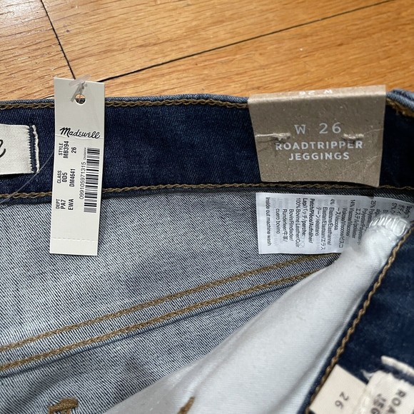 Madewell Womens 10" High-Rise Roadtripper Jeans Jeggings Size 26 Ellerby NEW - Picture 6 of 12